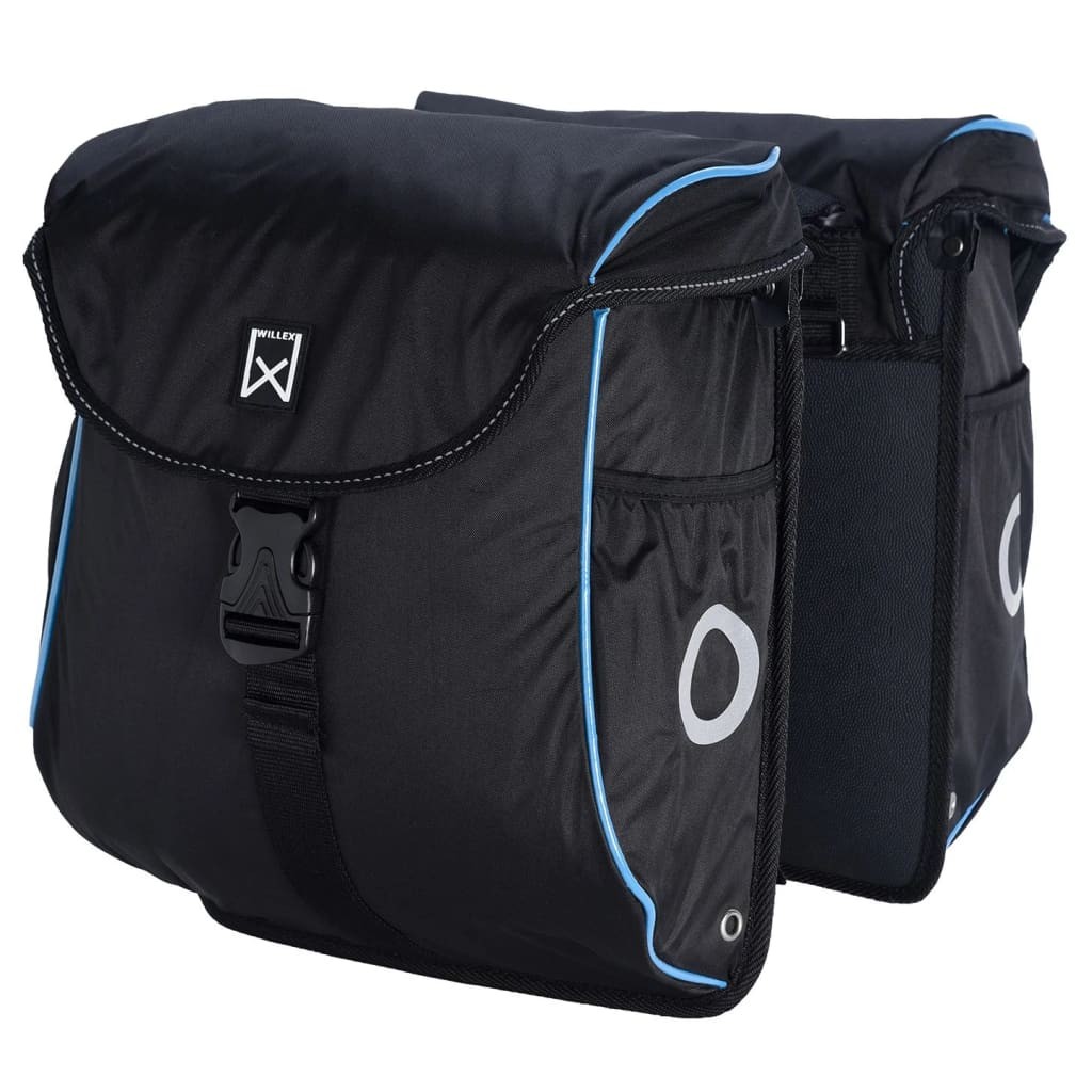 Willex Bicycle Panniers 300 Flexi 24 L Black and Blue 9 Willex Bicycle Panniers 300 Flexi 24 L Black and Blue